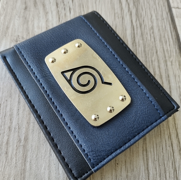 NEW Naruto anime wallet blue and black - Picture 3 of 4